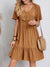 Full Size V-Neck Short Sleeve Dress