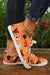 Russet Orange Halloween Ghouls & Pumpkin Sneakers