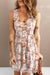 Printed Button Down Sleeveless Dress