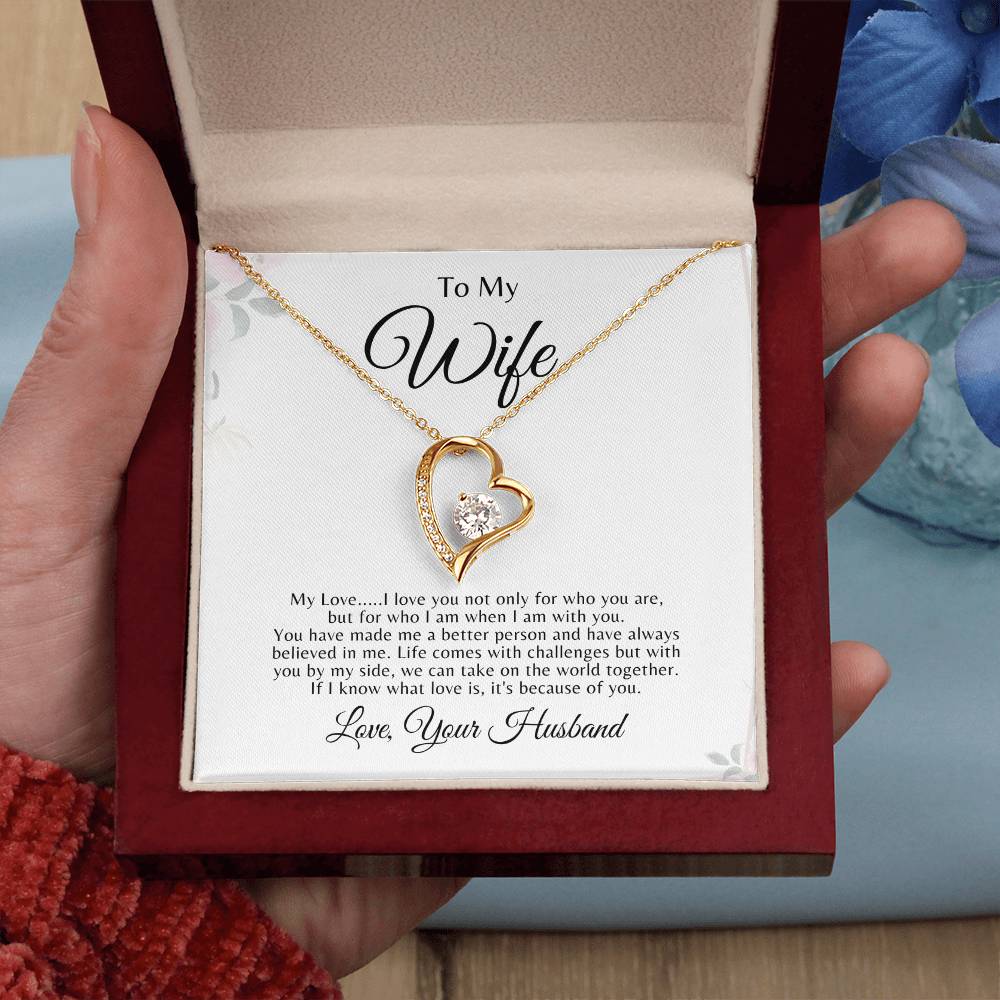 To My Wife-Forever Love Necklace