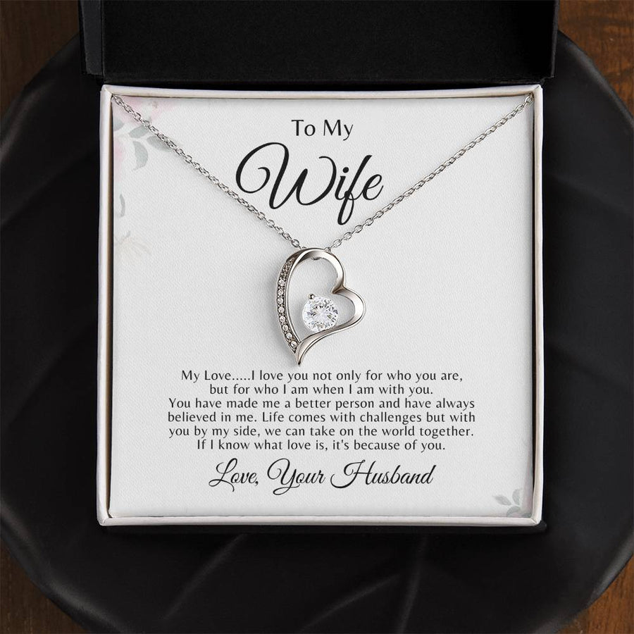 To My Wife-Forever Love Necklace