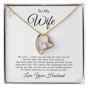 To My Wife-Forever Love Necklace