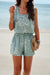 Devine Printed Cropped Tank and Shorts Set