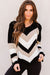 Color Block Rib-Knit Sweater