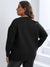 Plus Size Cutout V-Neck Sweater