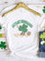 LET'S GET SHAMROCKED Round Neck T-Shirt