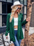 Open Front Puff Sleeve Cardigan