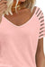 V-Neck Raglan Sleeve Tee