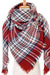 Plaid Imitation Cashmere Scarf