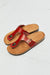 MMShoes Drift Away T-Strap Flip-Flop in Red