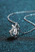 1 Carat Moissanite 925 Sterling Silver Necklace